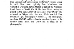1942/43. Womens Land Army at Westcote Barton Manor WW II.