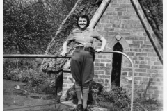 1942. Orchard and pump house. Olive.  Before the fire!!