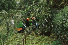 2010. Trimming the bank near the Mill Lane ford.