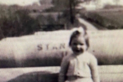 Jean Ogle- about half way Down Church Lane.