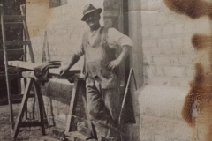 His work is on many buildings and walls in and around Barton.  The Almshouses in Glympton are an example of his skill and trade.