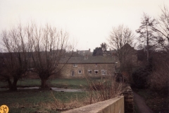 January 1993 The back of the Dock cottages.