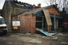 Prior's lorry yard before building the new houses.