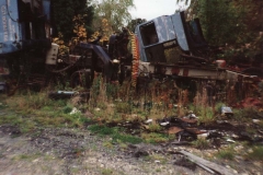 Prior's lorry yard before building the new houses.