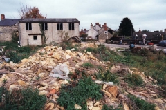 Demolition of lorry yard and cottages on North Street.