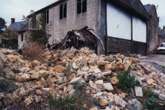 Demolition of lorry yard and cottages on North Street.