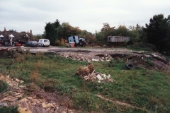 Demolition of lorry yard and cottages on North Street.