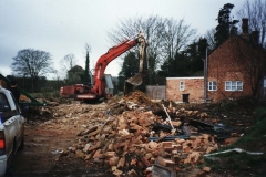 Demolition of lorry yard and cottages on North Street.