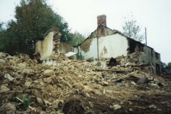 Demolition of lorry yard and cottages on North Street.