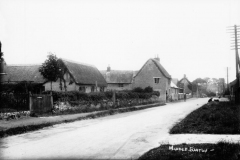 c. 1935. Lloyd James bungalow (114) North Street looking west. Later burned down.