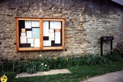 1993 North Street - Steeple Barton Parish Council notice board.
