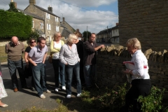27 September 2009 Chris Edbury leading a North Street History Walk.