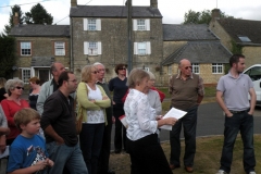 27 September 2009 Chris Edbury leading a North Street History Walk.