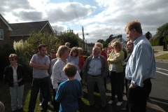 27 September 2009 Chris Edbury leading a North Street History Walk.