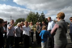 27 September 2009 Chris Edbury leading a North Street History Walk.