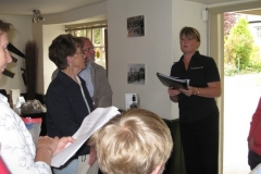 27 September 2009 Chris Edbury leading a North Street History Walk.