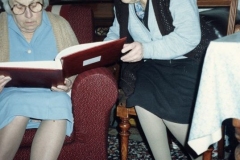 1986 Elsie Matthews and Ruth Kirby at 67 North Street.