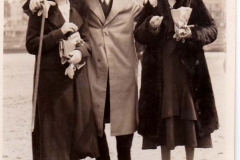 c. 1920. Florence Farley with her parents, Harry and Dorcas Ann (Annie).