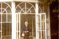 Kathleen Brown - standing in hot house, Sound of Music - Salisbury?