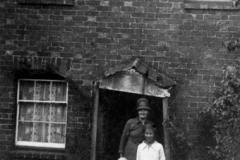 1935 ? Julia Brain with her grandchildren Frances and Doreen Gascoigne.