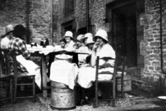 c. 1930 Tea Party at Barton Abbey, possibly at a fete.
