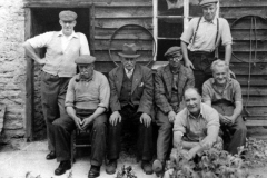 1930s Standing (l -> r): Arthur Boseley, Walter Hazell. Seated (l->r): Abel Sollis, James Harper, Fred Carpenter, Frank Humpries. Front: Will Stewart.
