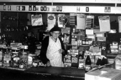 Florence Farley in her shop in Mill Lane.