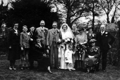 April 23 1941. Wedding of John (Jack) Thomas and Joan Cox.