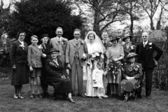 April 23 1941. Wedding of John (Jack) Thomas and Joan Cox.