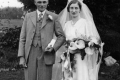 April 23 1941. Wedding of John (Jack) Thomas and Joan Cox.