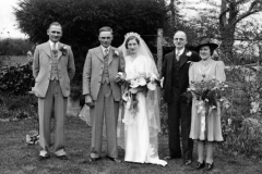 April 23 1941. Wedding of John (Jack) Thomas and Joan Cox.