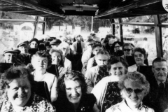 Front: Doris Bricknell, ANO, ? Storar; Nellie Cattle, ? Corbett; ? Pritchard, Hilda Cox; Margaret Hazell, Victoria Checkley; (Alison ? by window).