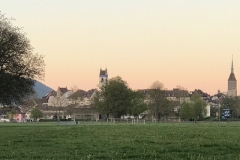 Jaqui Taugwalder-hill in Lockdown in Aarau VE Day 2020