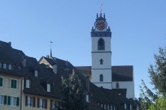 Jaqui Taugwalder-hill in Lockdown in Aarau VE Day 2020