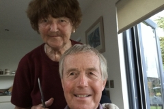 Locks off in Lockdown! David Wharton's VE Day haircut (after)