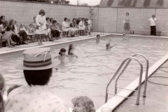 1976 First Swimming Gala and opening of the swimming pool.