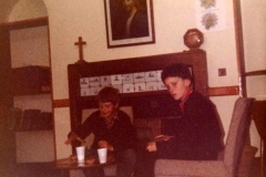 c. 1980 Barnes Close. Danny Hazell and John Stockford.