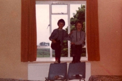 c. 1980 Barnes Close. Danny Hazell and John Stockford.