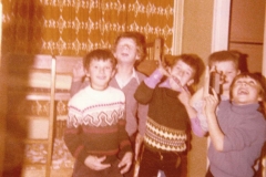 c. 1980 Barnes Close. ? Stillman, Simon Day, Danny Hazell, Simon Coombes and Darren Wickham.