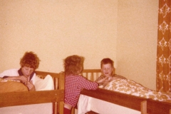 c. 1980 Barnes Close. Simon Day, Darren Wickham and Simon Coombes.