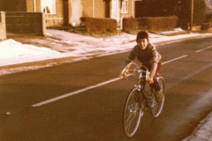 c.1980 Xmas Day. Council houses in North Street. Tim Cox.