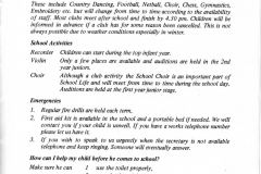 1975-79 Middle Barton School Parents' Handbook.