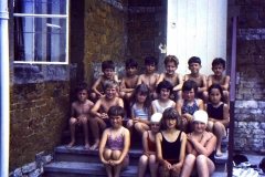 1966-69 Middle Barton School - Washington Swimming Pool donated by the Washington Family. Teacher Jo De Luc. Pool in use until the simmer of 1976.
