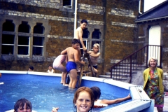 1966-69 Middle Barton School - Washington Swimming Pool donated by the Washington Family. Teacher Jo De Luc. Pool in use until the simmer of 1976.