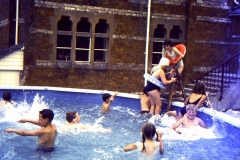 1966-69 Middle Barton School - Washington Swimming Pool donated by the Washington Family. Teacher Jo De Luc. Pool in use until the simmer of 1976.