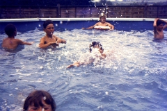 1966-69 Middle Barton School - Washington Swimming Pool donated by the Washington Family. Teacher Jo De Luc. Pool in use until the simmer of 1976.