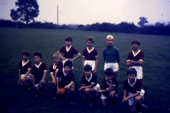 1966-69 Middle Barton School - Football team.