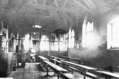 Classroom at the west end of the building.