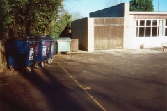 1999 Blue waste paper skips