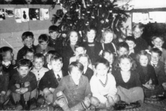 1950s Next to tree on left - David Stewart. David Eaglestone, Douglas, Desmond Houston, Christine Butler, Helen Wood, Peter Brooks?